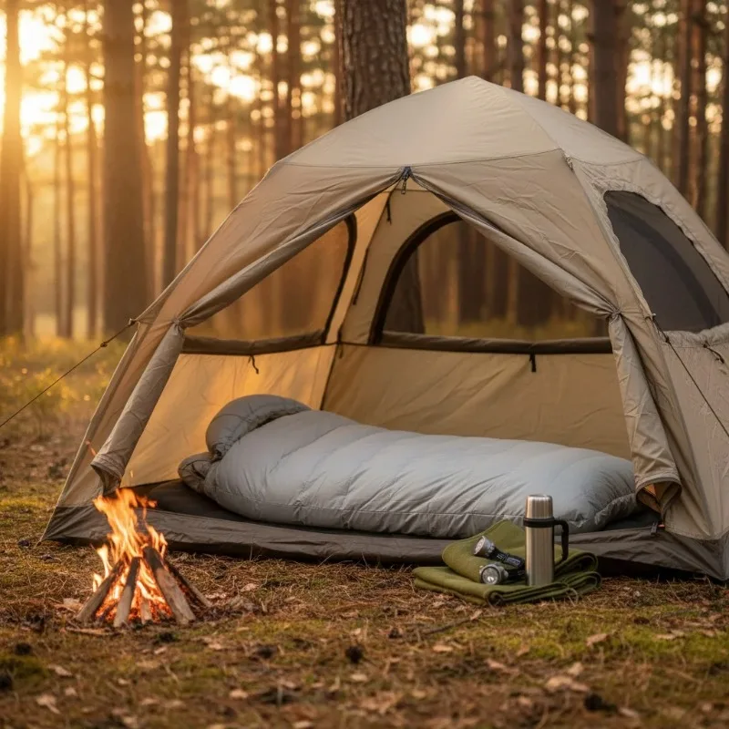 Mountaineering Grade Style Sleeping Bag Fill Power for Harsh Cold Weather 4 Season Adult
Mountaineering Grade Style Sleeping Bag Fill Power for Harsh Cold Weather 4 Season Adult