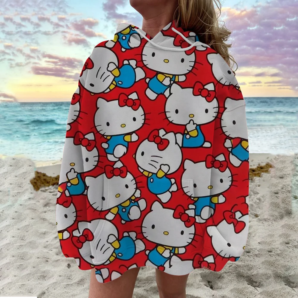 Women Y2K Hoodies Harajuku Hello Kitty Print Loose Sweatshirt Trousers Hip Hop Punk Long Sleeve Pocket Sweatpant Streetwear Tops
Women Y2K Hoodies Harajuku Hello Kitty Print Loose Sweatshirt Trousers Hip Hop Punk Long Sleeve Pocket Sweatpant Streetwear Tops