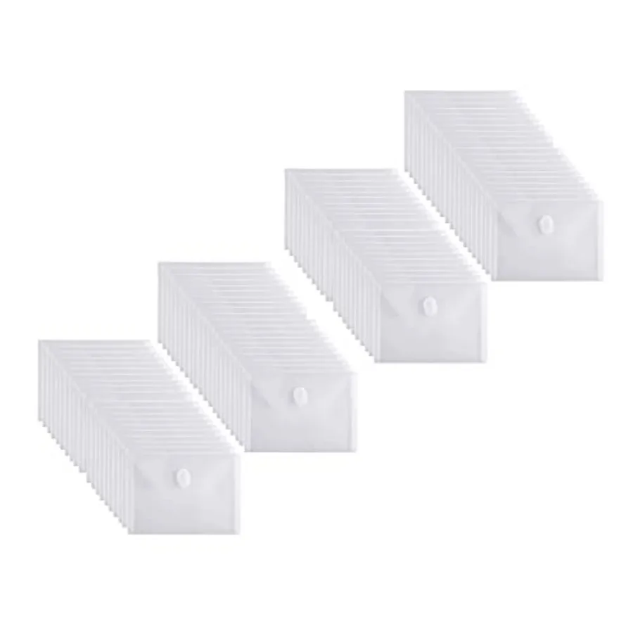 5x7 Small Plastic Envelopes Hook Loop Closure Receipt Storage Holder 80
5x7 Small Plastic Envelopes Hook Loop Closure Receipt Storage Holder 80