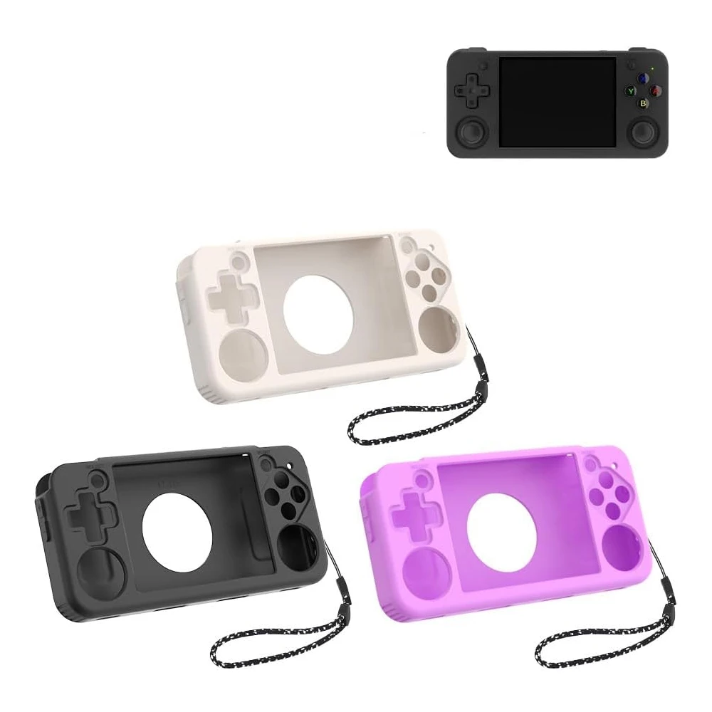 Silicone Protective Case for ANBERNIC RG35XX H Retro Gaming Console, Soft Cover Protector Anti-Drop Full Protection,with Lanyard
Silicone Protective Case for ANBERNIC RG35XX H Retro Gaming Console, Soft Cover Protector Anti-Drop Full Protection,with Lanyard
