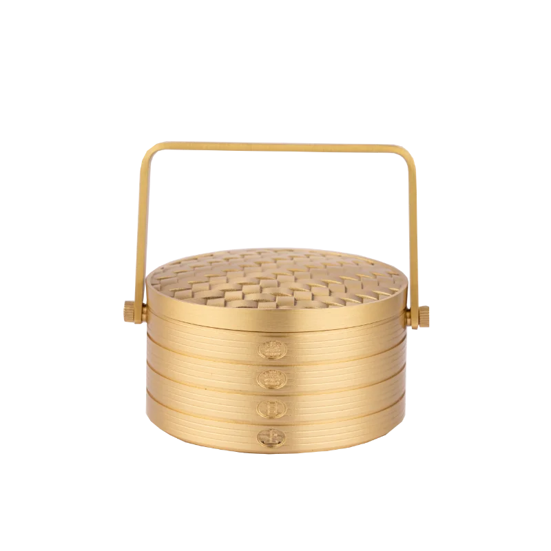 Retro Chinese Style Pure Brass Decoration Steaming Storage Box Creative and Refined Dried Fruit Box Candy Box Wedding
Retro Chinese Style Pure Brass Decoration Steaming Storage Box Creative and Refined Dried Fruit Box Candy Box Wedding
