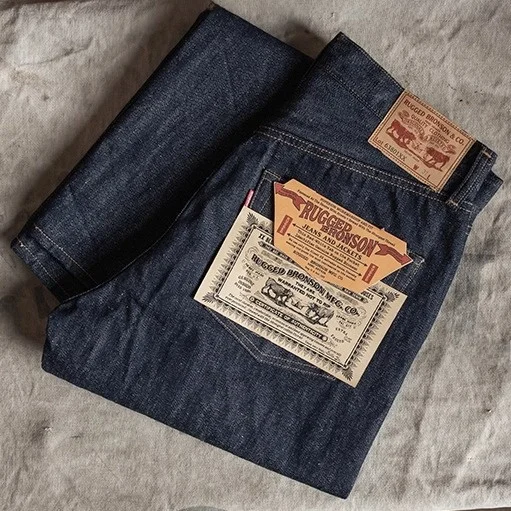 Rugged Bronson Original Color Red Ear Denim Jeans Lot63801xx Relaunched 501 Suspenders Straight Leg Type Cotton Casual Jeans
Rugged Bronson Original Color Red Ear Denim Jeans Lot63801xx Relaunched 501 Suspenders Straight Leg Type Cotton Casual Jeans