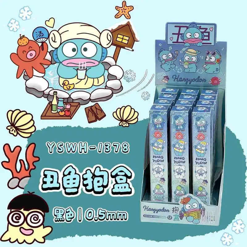 12pcs Anime Hangyodon 0.5mm Press Gel Pen Cute Student Black Signature Pen Stationery Gift Wholesale
12pcs Anime Hangyodon 0.5mm Press Gel Pen Cute Student Black Signature Pen Stationery Gift Wholesale