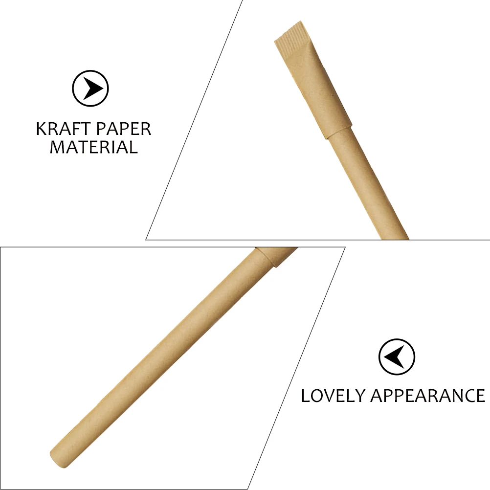 15pcs Kraft Paper Pens Black Ballpoint Writing Writing Pen For for School Journaling Drawing Stationery
15pcs Kraft Paper Pens Black Ballpoint Writing Writing Pen For for School Journaling Drawing Stationery