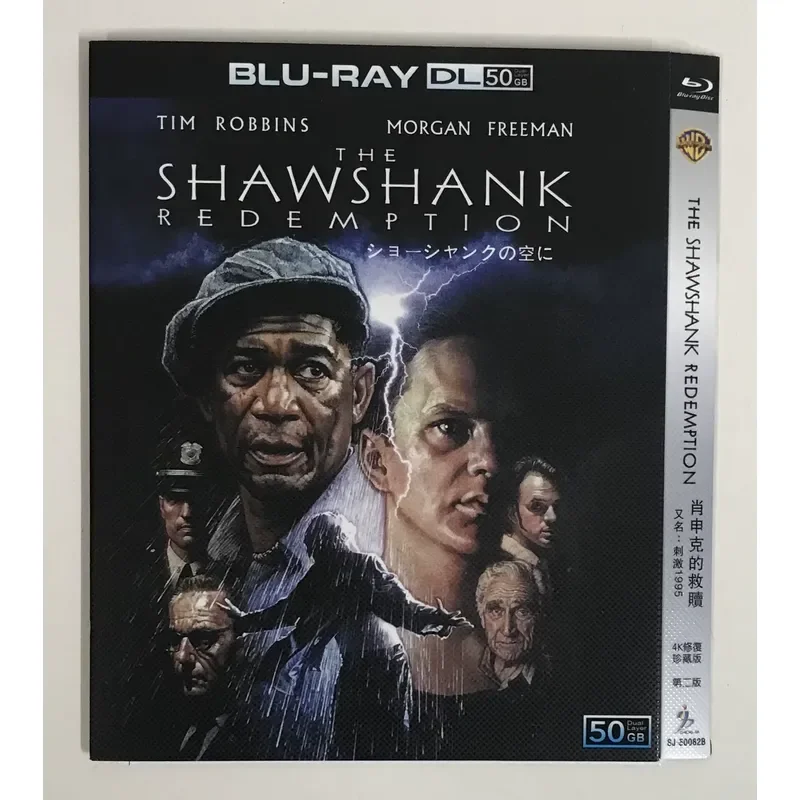 Classic old movie The Shawshank Redemption Mandarin dubbing plus original audio collector's edition BD50 Blu-ray disc
Classic old movie The Shawshank Redemption Mandarin dubbing plus original audio collector's edition BD50 Blu-ray disc