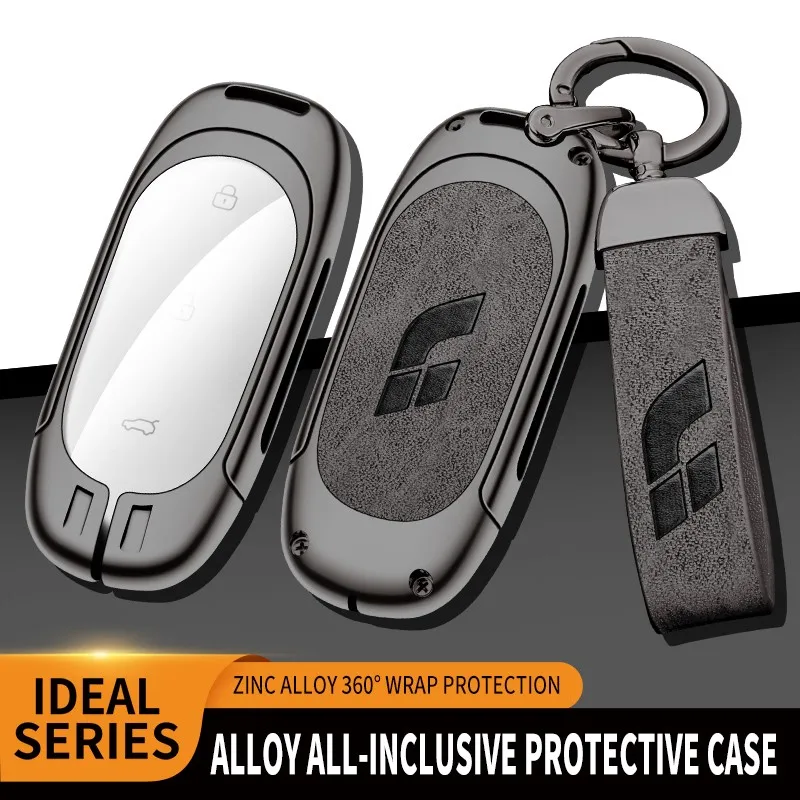Zinc Alloy Leather Car Remote Key Case Cover Auto Keychain For Leading Ideal L7 L8 L9 Protector Holder Shell Bag Accessories
Zinc Alloy Leather Car Remote Key Case Cover Auto Keychain For Leading Ideal L7 L8 L9 Protector Holder Shell Bag Accessories