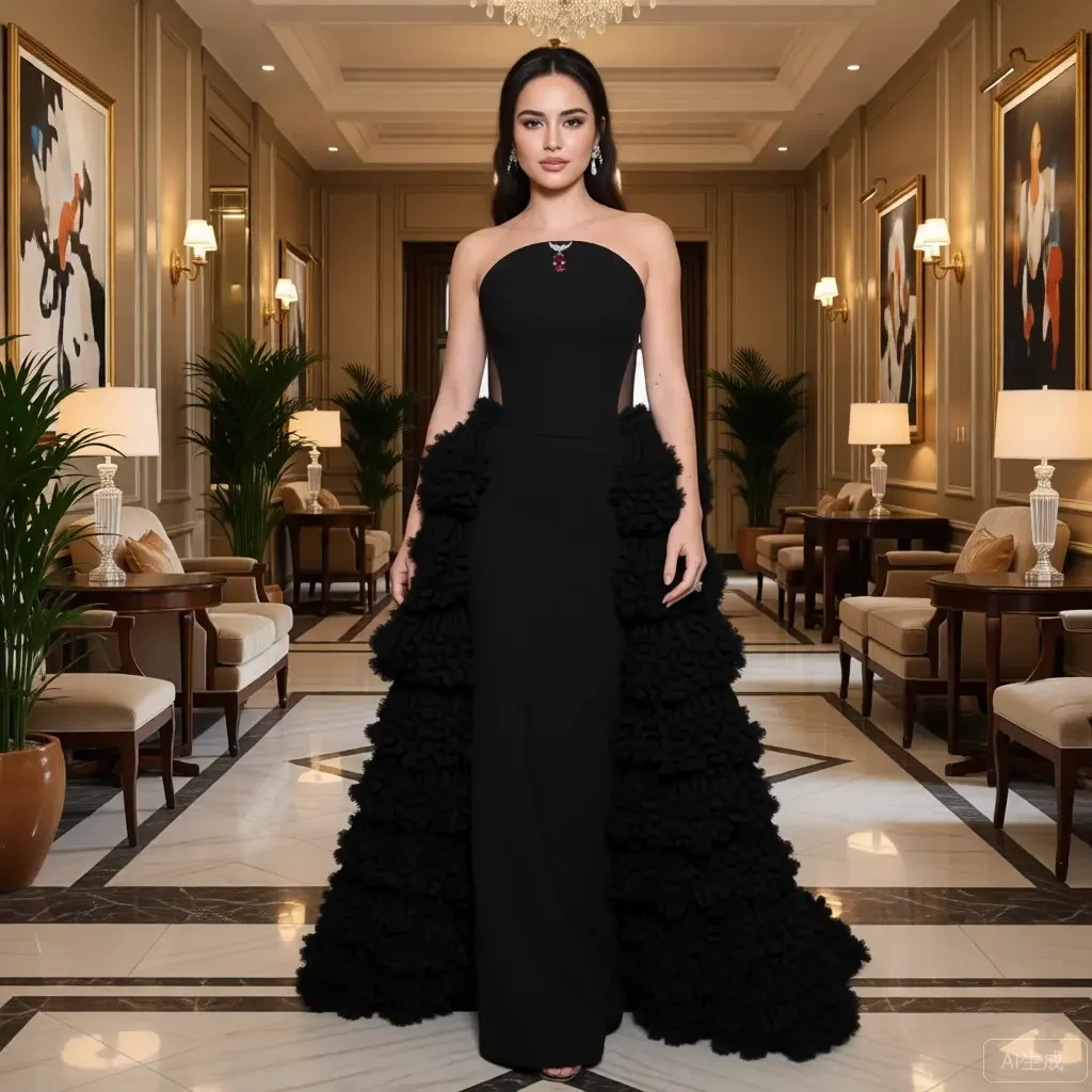 Glamorous Detachable Flocking Train with Ruffled Layers for Satin Prom Dress Red Carpet Award Ceremony Skirt Accessory Pretty
Glamorous Detachable Flocking Train with Ruffled Layers for Satin Prom Dress Red Carpet Award Ceremony Skirt Accessory Pretty