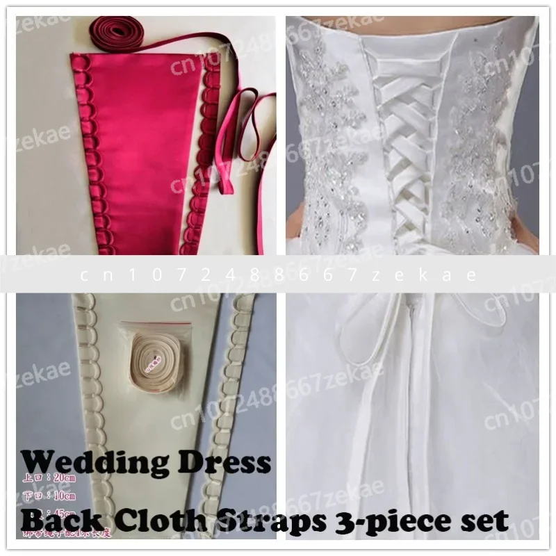 3 шт./компл., комплекты атласного корсета, сменное платье на молнии сзади, кружевная ткань, лямки, сделай сам, аксессуары для свадебного платья, материал
3 шт./компл., комплекты атласного корсета, сменное платье на молнии сзади, кружевная ткань, лямки, сделай сам, аксессуары для свадебного платья, материал