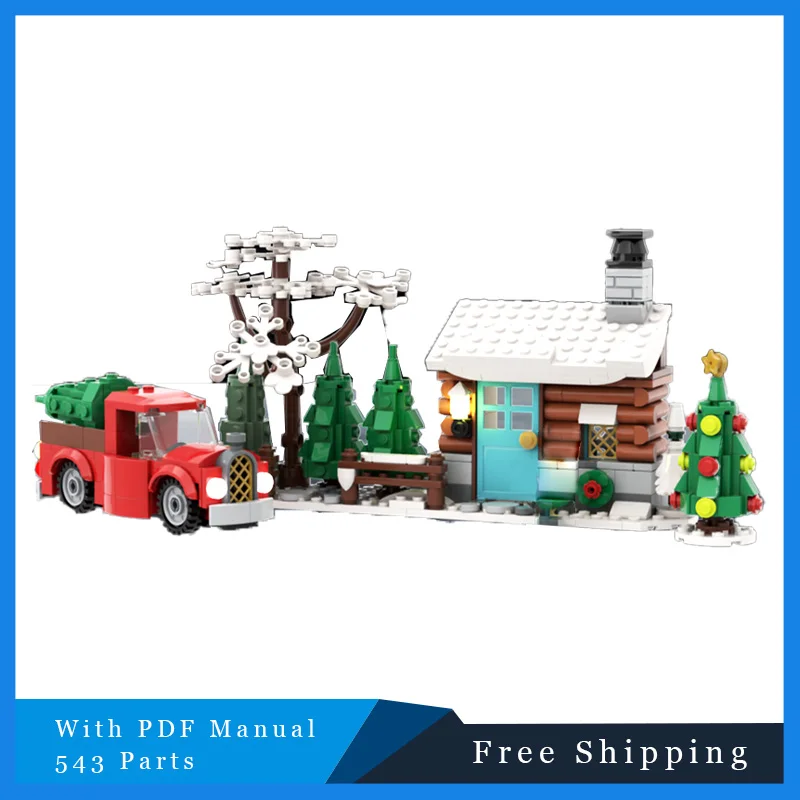543PCS MOC Building Blocks Model Snow Village Christmas Tree Store Technology Modular Adult DIY Birthday Gifts Education Toy Set
543PCS MOC Building Blocks Model Snow Village Christmas Tree Store Technology Modular Adult DIY Birthday Gifts Education Toy Set