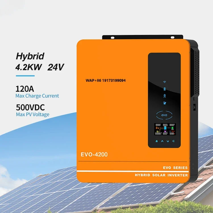 Hybrid Single Phase 3-5kW Solar Inverter with 99% Efficiency 220/230V Output
Hybrid Single Phase 3-5kW Solar Inverter with 99% Efficiency 220/230V Output