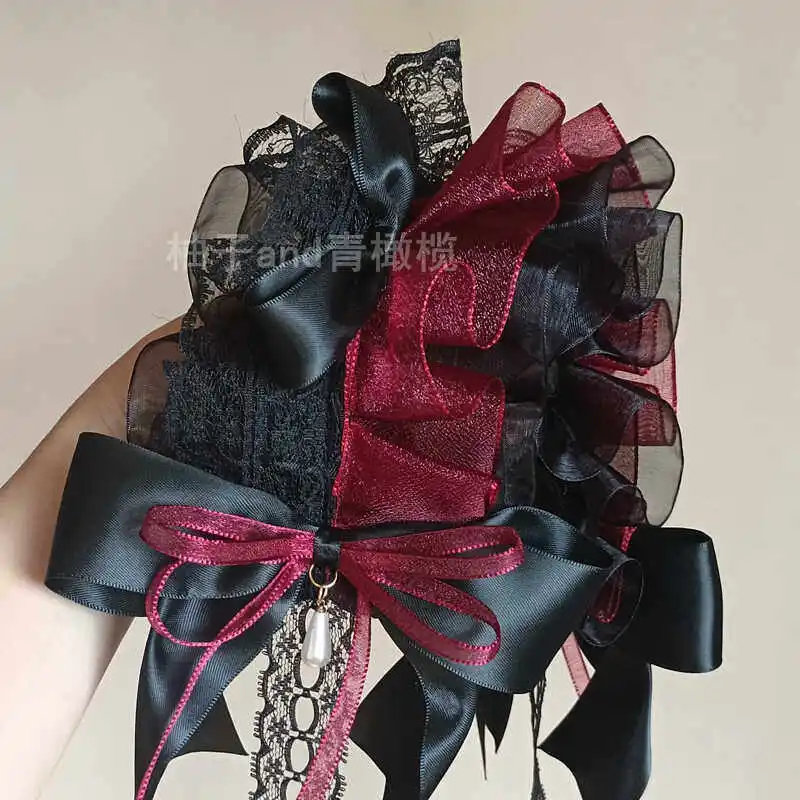 Black Red Ow Halloween Handmade KC Hair Accessories Hair Clips for Women Dark Goth Lolita Headband Lolita Headgear
Black Red Ow Halloween Handmade KC Hair Accessories Hair Clips for Women Dark Goth Lolita Headband Lolita Headgear