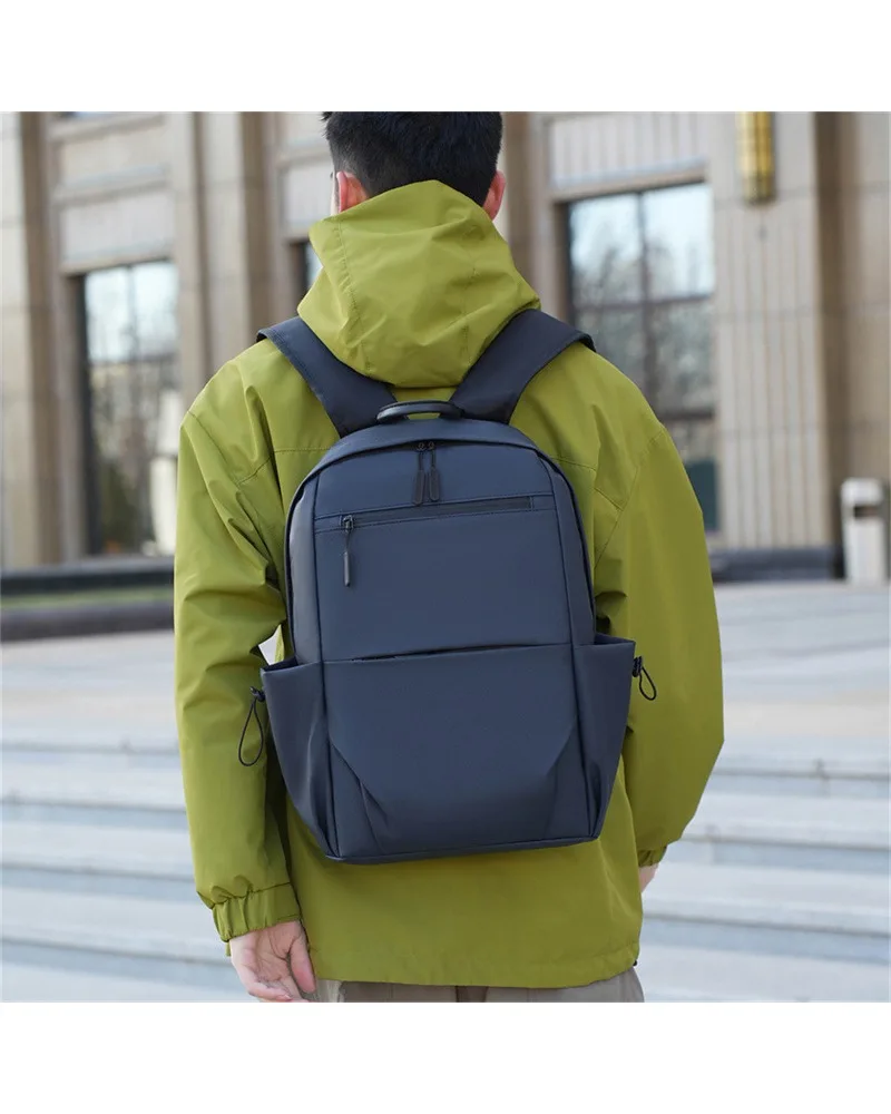 New men's lightweight backpack business leisure travel computer bag women's large capacity solid color sports backpack
New men's lightweight backpack business leisure travel computer bag women's large capacity solid color sports backpack