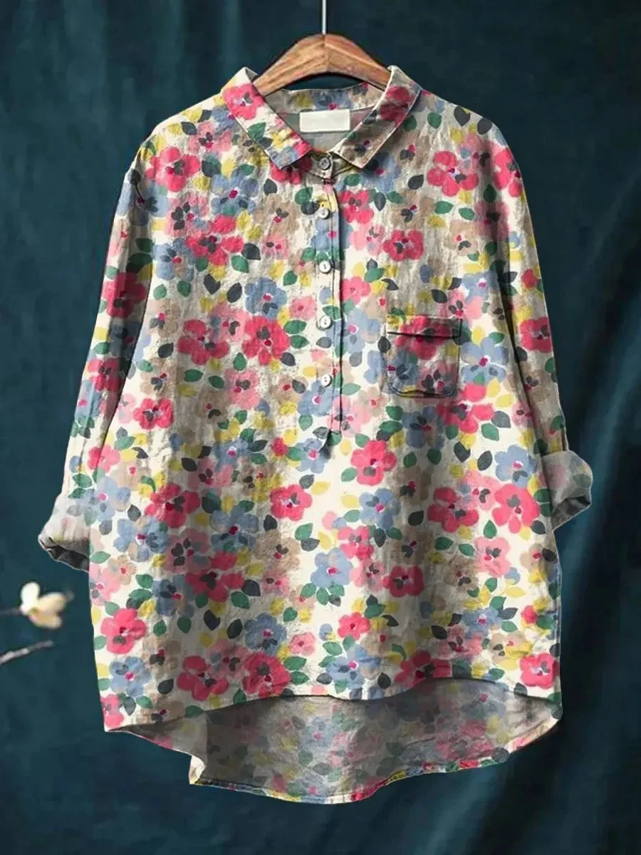 New Bohemian Geometric Line Printed Men's Shirt with Contrast Splicing Collar and Seven Cent Sleeve Shirt
New Bohemian Geometric Line Printed Men's Shirt with Contrast Splicing Collar and Seven Cent Sleeve Shirt