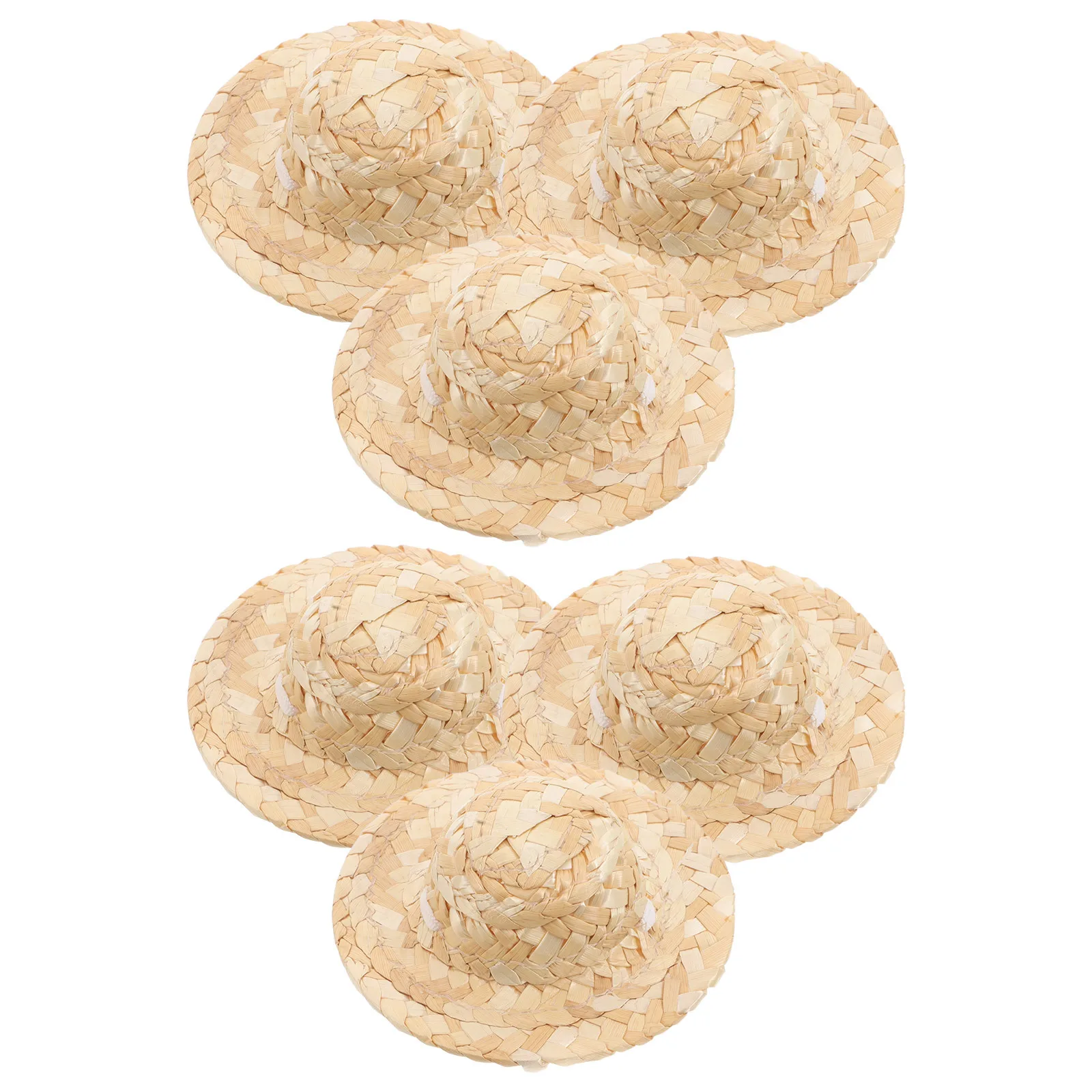 6pcs Miniature Woven Hats For Pets Diy Craft Lightweight Sun , Tiny Cap Costume Props, Small Hat Diy Ornament
6pcs Miniature Woven Hats For Pets Diy Craft Lightweight Sun , Tiny Cap Costume Props, Small Hat Diy Ornament