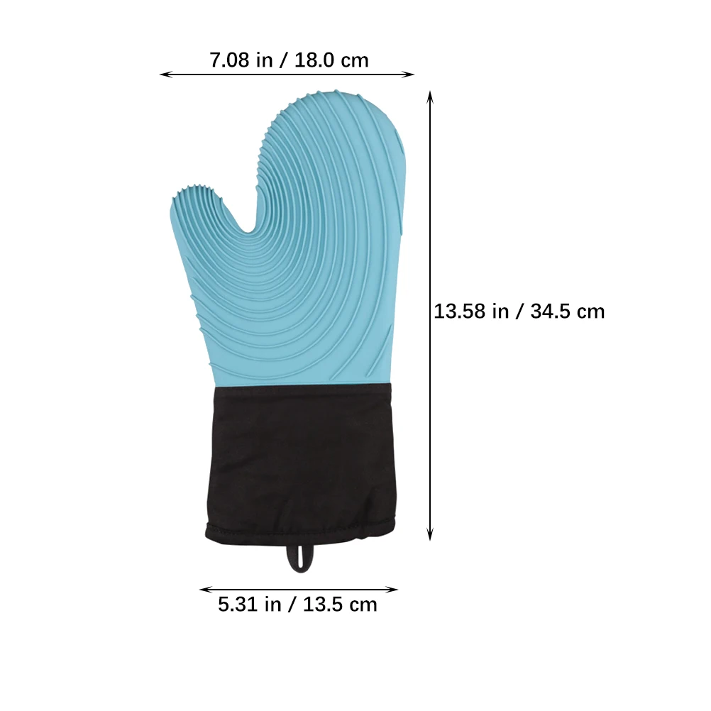 1pc Heat-Resistant Oven Kitchen Blue High Temperature Protective Gloves Barbecue Bake Heat-Resistant Gloves Wear
1pc Heat-Resistant Oven Kitchen Blue High Temperature Protective Gloves Barbecue Bake Heat-Resistant Gloves Wear