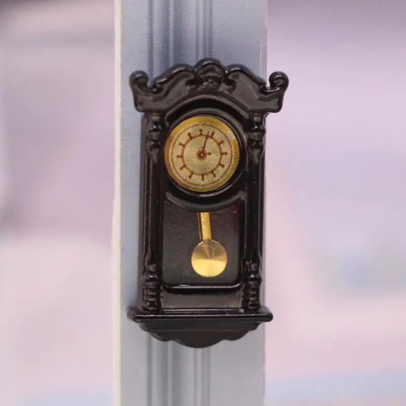 1/12 Dollhouse Vintage Simulation Wall Clock Model Doll Home Clock Living Room Decor Toy Dolls House Micro Scene Accessories
1/12 Dollhouse Vintage Simulation Wall Clock Model Doll Home Clock Living Room Decor Toy Dolls House Micro Scene Accessories