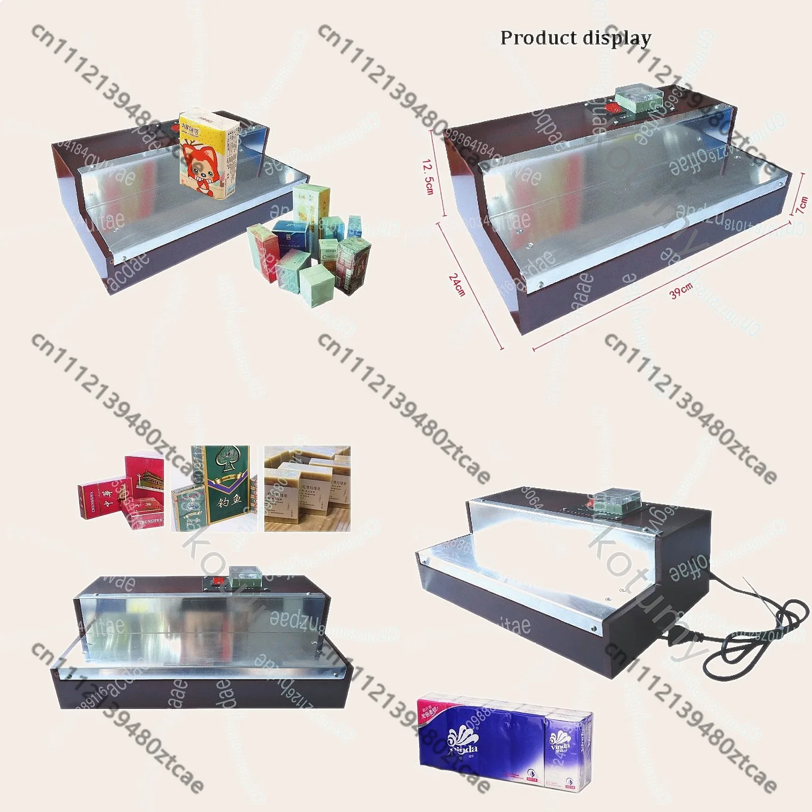 BOPP Film Heat Shrink Wrapping Machine for Gift Box Cosmetics Cigarette Packing
BOPP Film Heat Shrink Wrapping Machine for Gift Box Cosmetics Cigarette Packing