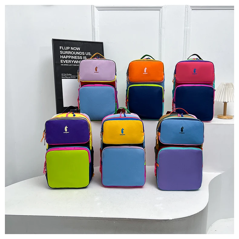 Color Block Backpack Lightweight Large Capacity Multi-Compartment Casual Daypack for Travel & Daily Use
Color Block Backpack Lightweight Large Capacity Multi-Compartment Casual Daypack for Travel & Daily Use