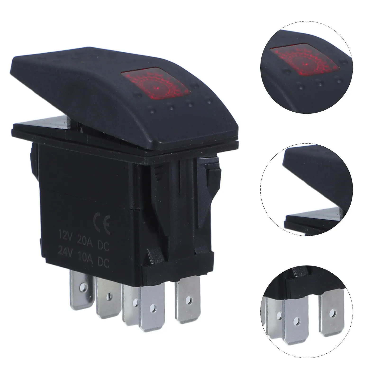 Red Lens Reflective Rocker Switch Generator Start Stop Rv Power Button Replacement Rocker Switch for Camper Motorhome
Red Lens Reflective Rocker Switch Generator Start Stop Rv Power Button Replacement Rocker Switch for Camper Motorhome