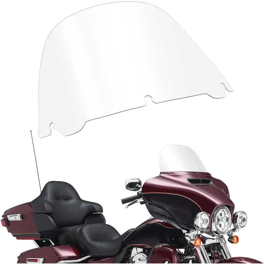 14'' Windshield Windscreen for Harley Ultra Limited FLHTK Tri Glide Ultra FLHTCUTG FLHXS FLHX 2014-2023 CVO Street Glide 2015-2
14'' Windshield Windscreen for Harley Ultra Limited FLHTK Tri Glide Ultra FLHTCUTG FLHXS FLHX 2014-2023 CVO Street Glide 2015-2