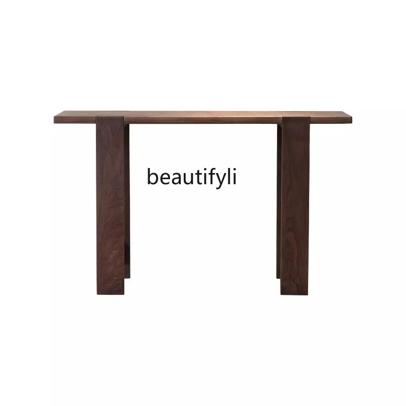 xz1Against the wall, black walnut solid wood entrance table, entrance bar case, log large board entrance platform screen
xz1Against the wall, black walnut solid wood entrance table, entrance bar case, log large board entrance platform screen