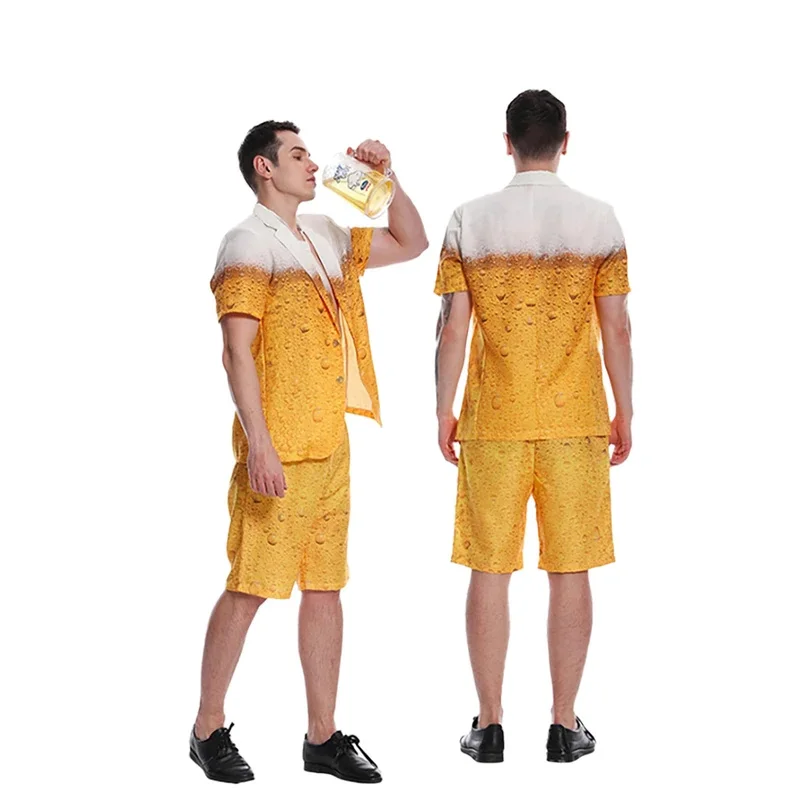Men and Women's Beer Festival Costume 3D Role-playing Set Halloween Yellow Beer Party Fancy Dress Up Adult Set Clothes
Men and Women's Beer Festival Costume 3D Role-playing Set Halloween Yellow Beer Party Fancy Dress Up Adult Set Clothes