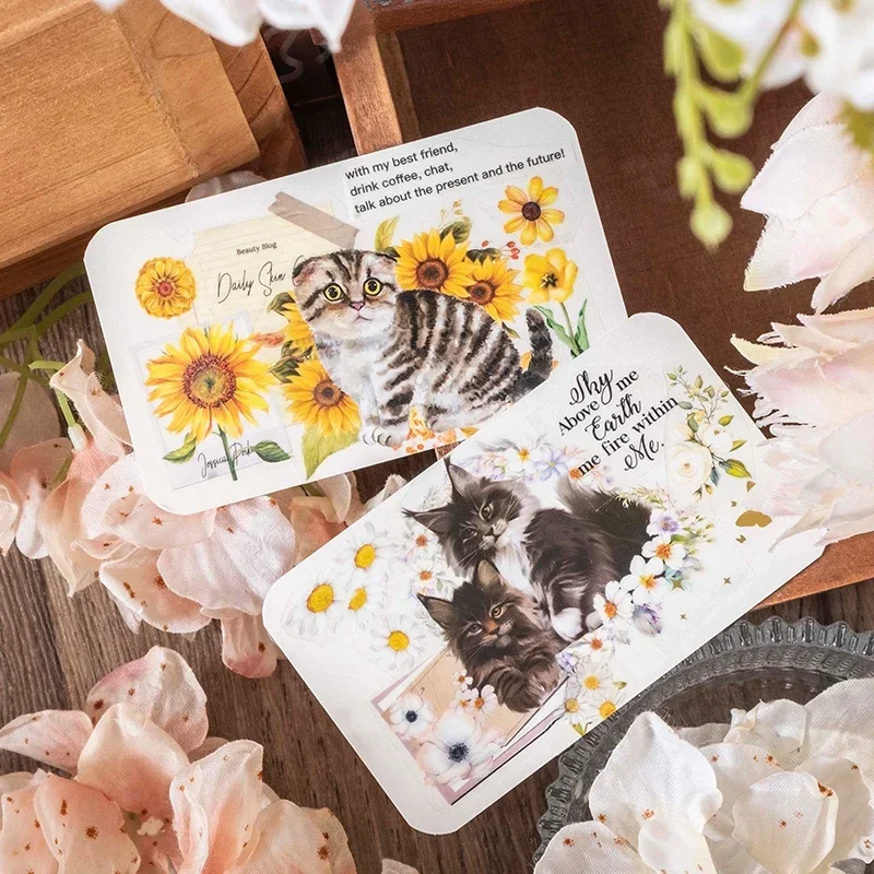 6Sheet Per Pack Cat Adventure Series PET Stickers Cat Theme DIY Decoration Stickers 6 Styles Optional cute stickers
6Sheet Per Pack Cat Adventure Series PET Stickers Cat Theme DIY Decoration Stickers 6 Styles Optional cute stickers
