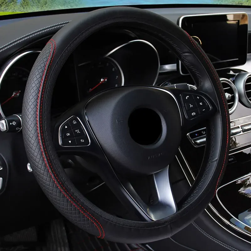 Car Steering Wheel Protection Cover Non Slip Sweat Absorbent Fiber Leather Handle Cover Bread Off Road Pickup Sedan Accessories
Car Steering Wheel Protection Cover Non Slip Sweat Absorbent Fiber Leather Handle Cover Bread Off Road Pickup Sedan Accessories
