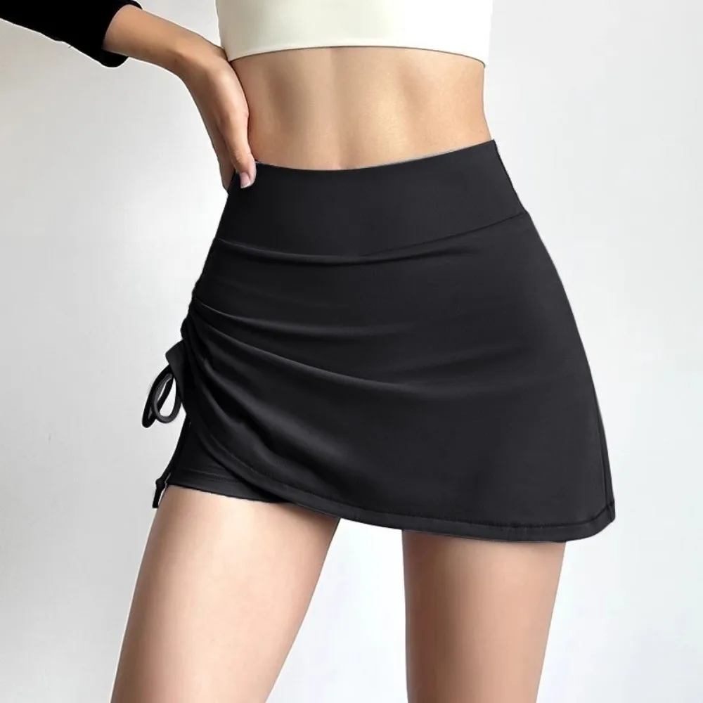 High-Waisted Pleated Hip-lifting Shorts Irregular Curved Hem Slim Fit Fake Two Piece Sports Pants Quick Drying Anti Glare
High-Waisted Pleated Hip-lifting Shorts Irregular Curved Hem Slim Fit Fake Two Piece Sports Pants Quick Drying Anti Glare
