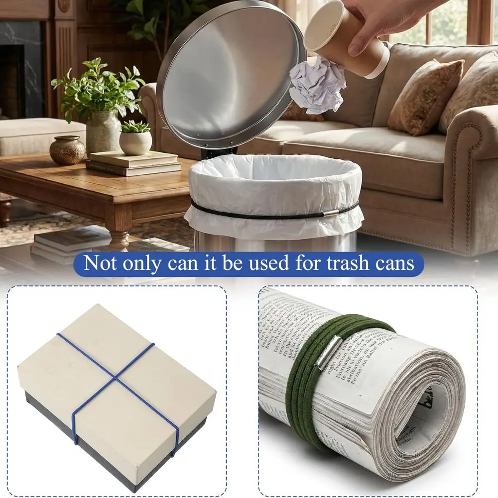 3Pcs Multifunctional Colorful Trash Can Bands Stretchable Elastic Garbage Can Bands Durable Rubber Rubber Bands Household
3Pcs Multifunctional Colorful Trash Can Bands Stretchable Elastic Garbage Can Bands Durable Rubber Rubber Bands Household