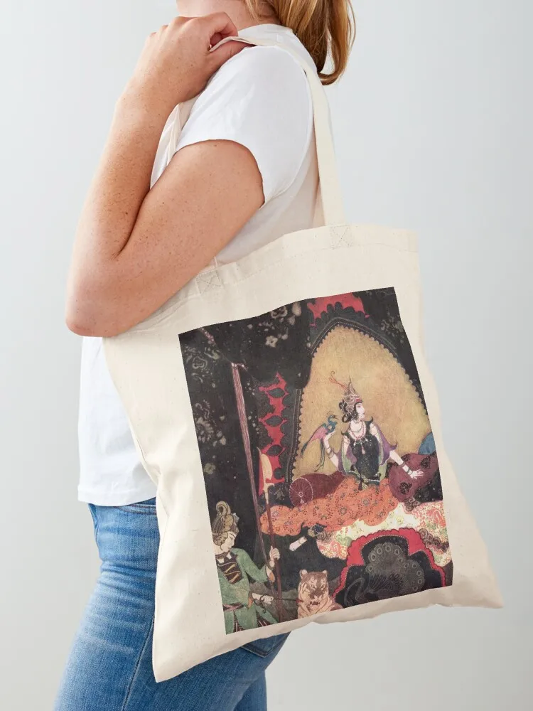Edmund Dulac - Layla and Majnun Tote Bag Customizable tote bag great bag personalized tote reusable shopping bags
Edmund Dulac - Layla and Majnun Tote Bag Customizable tote bag great bag personalized tote reusable shopping bags
