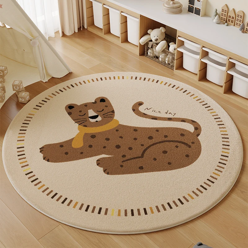 Cartoon Style Bedroom Decor Round Carpet Thick Plush Carpets for Living Room Fluffy Soft Children's Floor Mat Washable Study Rug
Cartoon Style Bedroom Decor Round Carpet Thick Plush Carpets for Living Room Fluffy Soft Children's Floor Mat Washable Study Rug