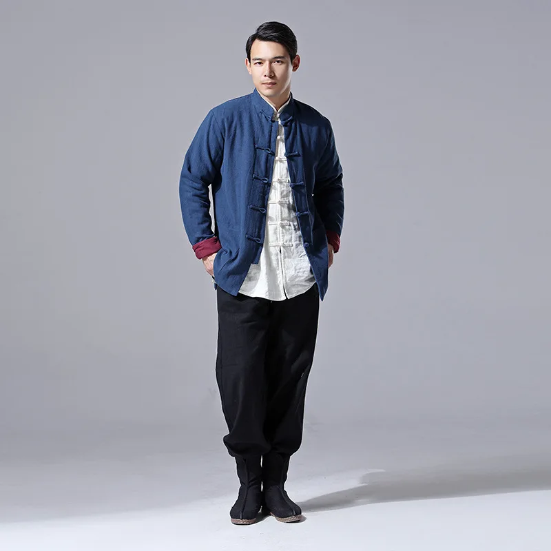 Winter Men's Top National Fashion Fleece-Lined Casual Cardigan Chinese Style Chinese Button Knots
Winter Men's Top National Fashion Fleece-Lined Casual Cardigan Chinese Style Chinese Button Knots