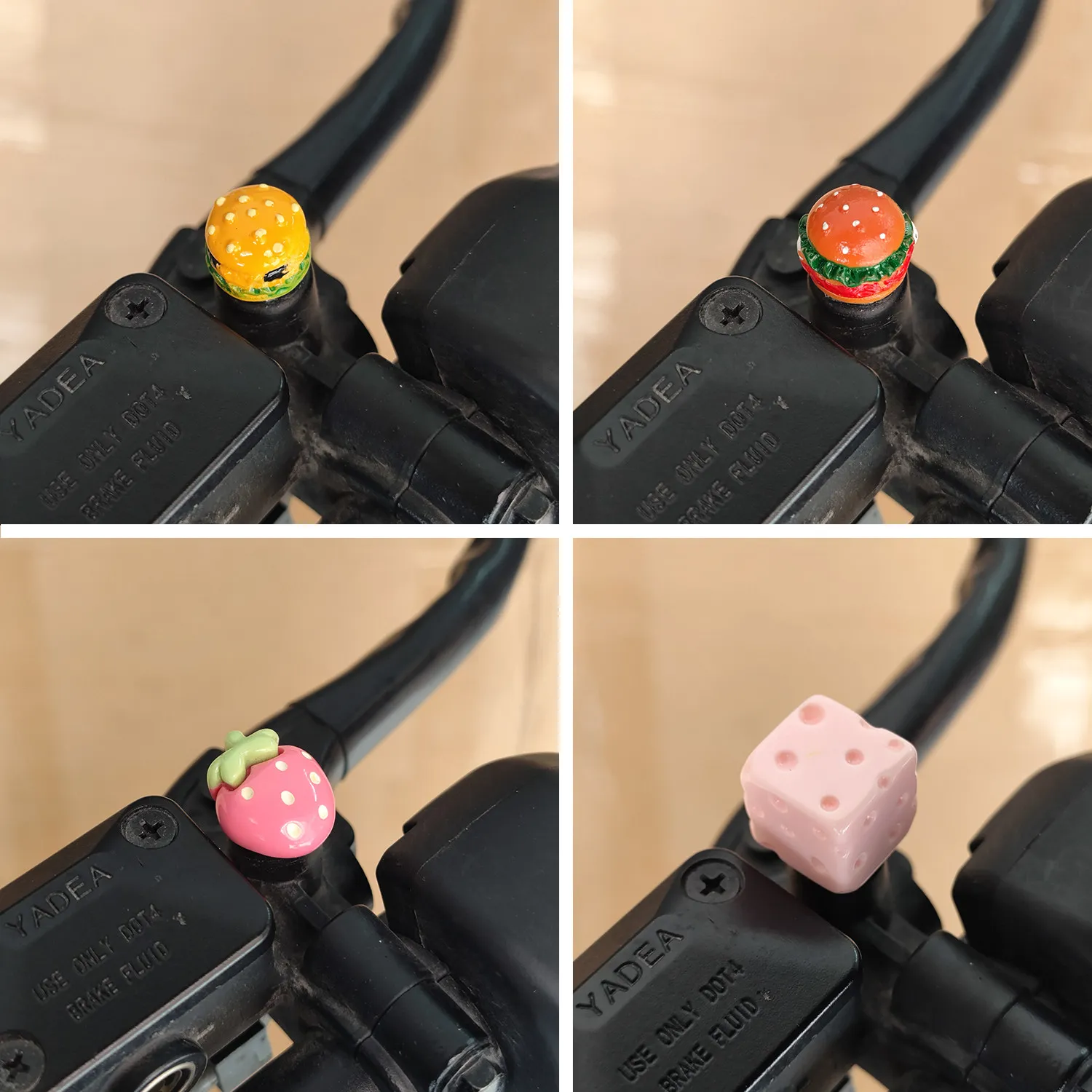 Motorcycle Hamburger Shape Mirror Plug Screw Decorative Hole Cap Creative Personalized Ornament Accessories For Motorbike M8
Motorcycle Hamburger Shape Mirror Plug Screw Decorative Hole Cap Creative Personalized Ornament Accessories For Motorbike M8