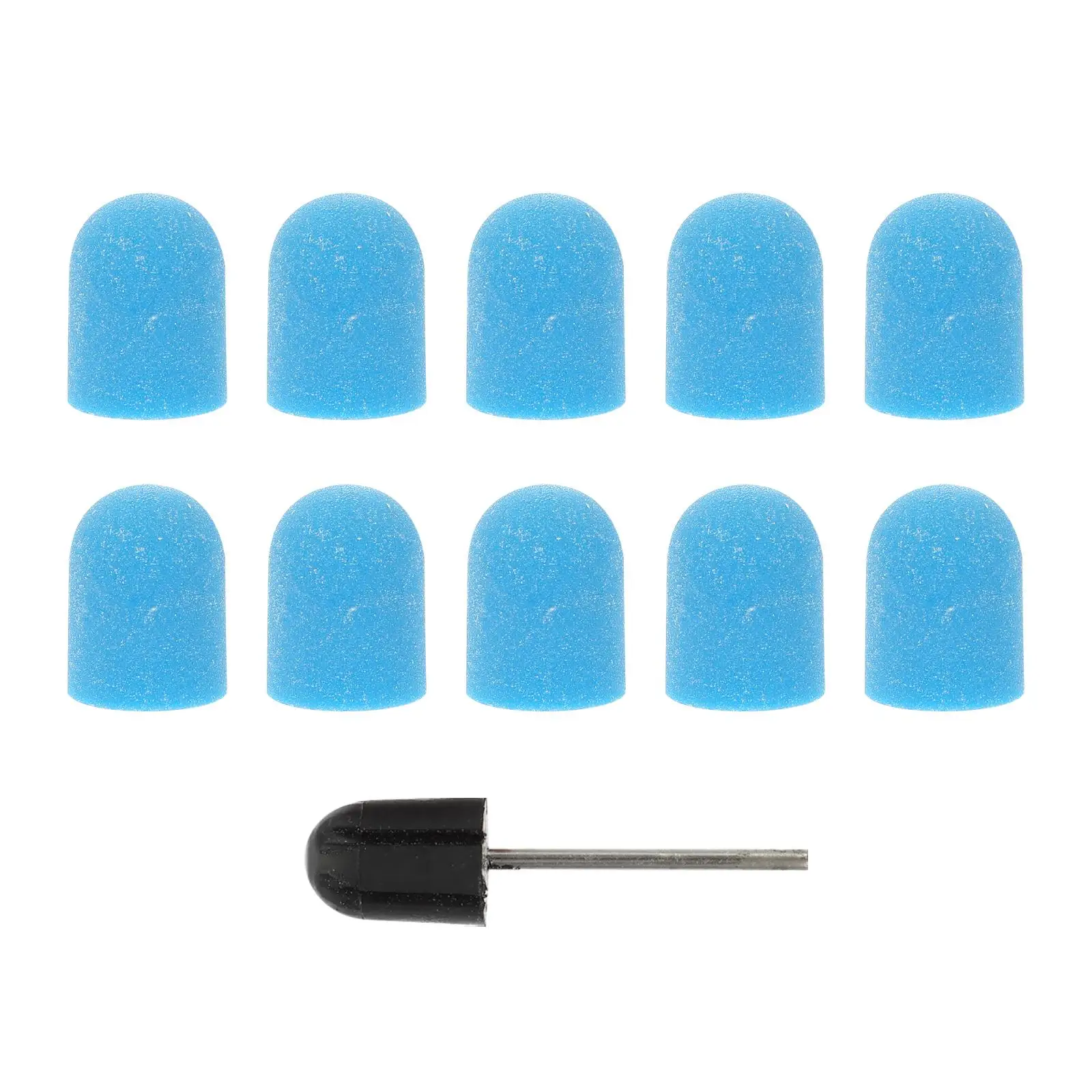 10 Pcs Nail Caps Durable Heat Resistance Manicure Pedicure Tool Lightweight Portable Nail Replacement Grinding Head
10 Pcs Nail Caps Durable Heat Resistance Manicure Pedicure Tool Lightweight Portable Nail Replacement Grinding Head