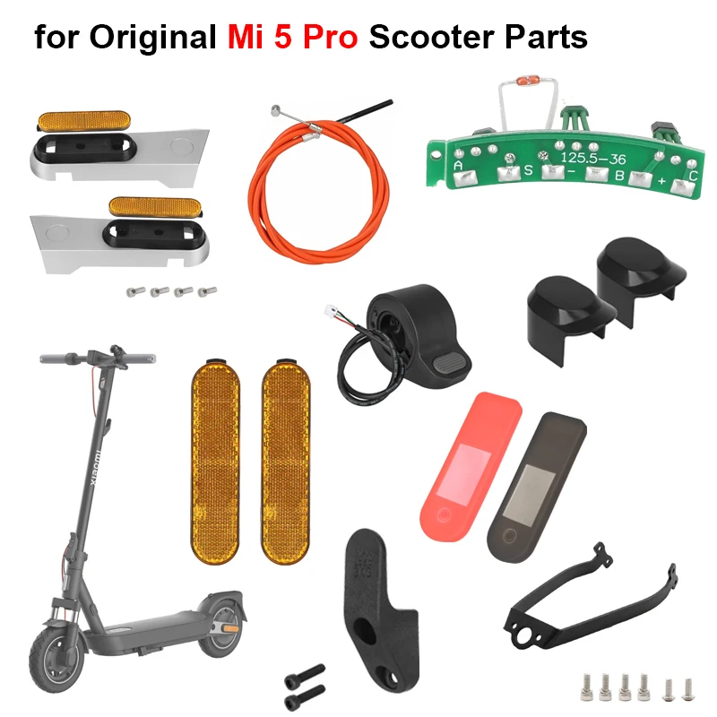 Original Replace Parts For Xiaomi 5 Pro Electric Scooter Hall Sensor TurnSignal Light Throttle Various Repair Accessories
Original Replace Parts For Xiaomi 5 Pro Electric Scooter Hall Sensor TurnSignal Light Throttle Various Repair Accessories