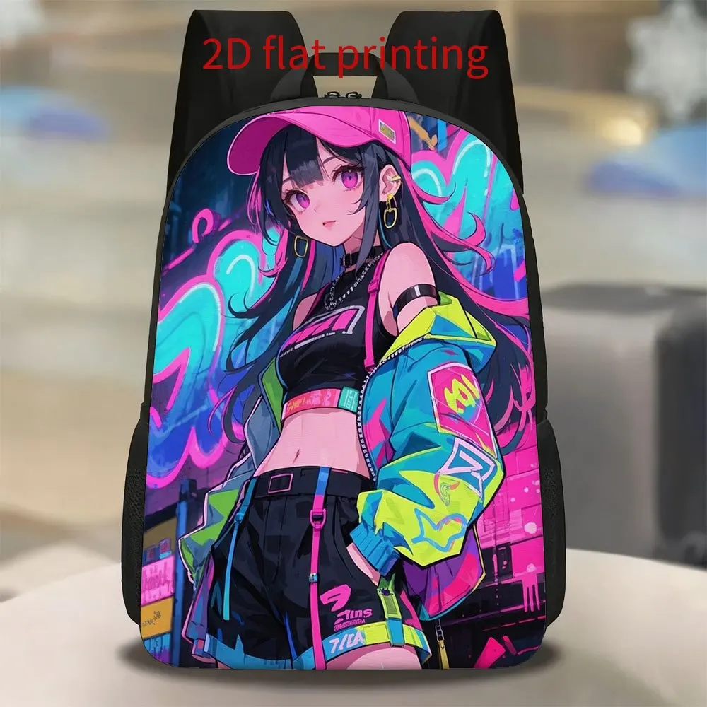 1pc cyberpunk-style anime backpack with neon design - a large-capacity lightweight schoolbag suitable for daily commuting
1pc cyberpunk-style anime backpack with neon design - a large-capacity lightweight schoolbag suitable for daily commuting