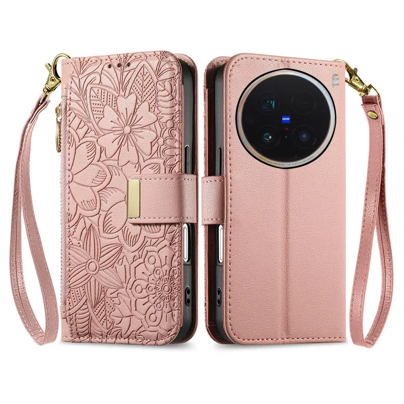 embossing leather Cover For vivo X100 Ultra X80 X90 X100s Pro PIus X90s Magnetic shockproof many card Slot Wallet phone Case
embossing leather Cover For vivo X100 Ultra X80 X90 X100s Pro PIus X90s Magnetic shockproof many card Slot Wallet phone Case