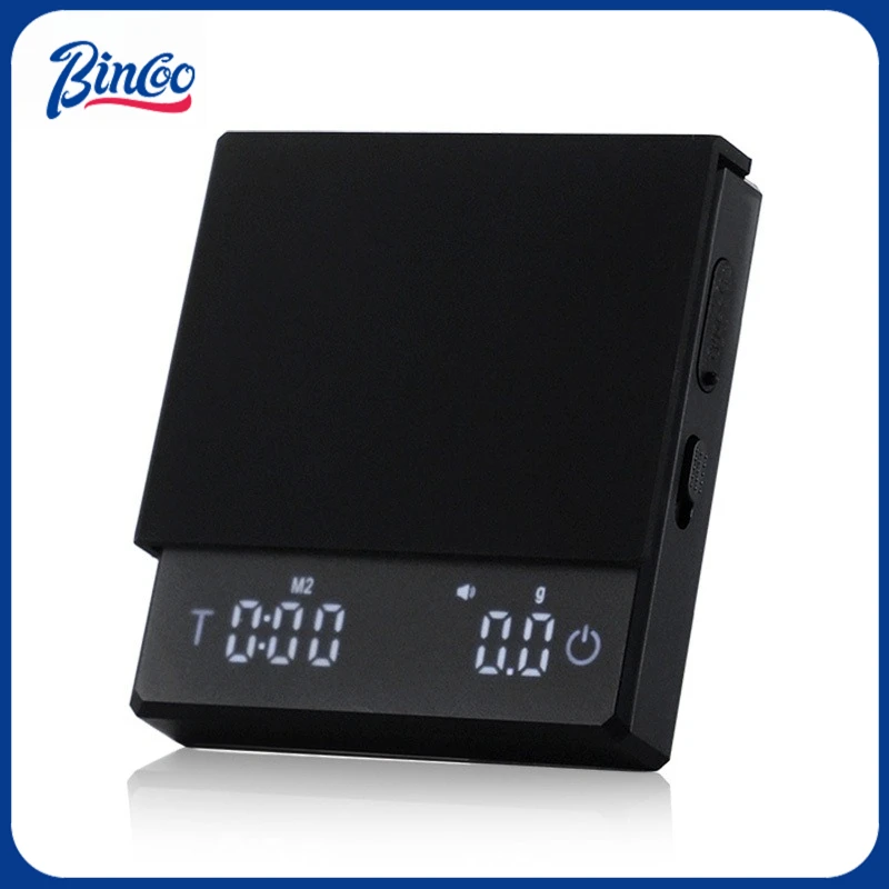BINCOO Digital Coffee Scale Espresso&Pour-Over Timer Scale with Silicone Mat Portable, Rechargeable Scale for Coffee Beans
BINCOO Digital Coffee Scale Espresso&Pour-Over Timer Scale with Silicone Mat Portable, Rechargeable Scale for Coffee Beans