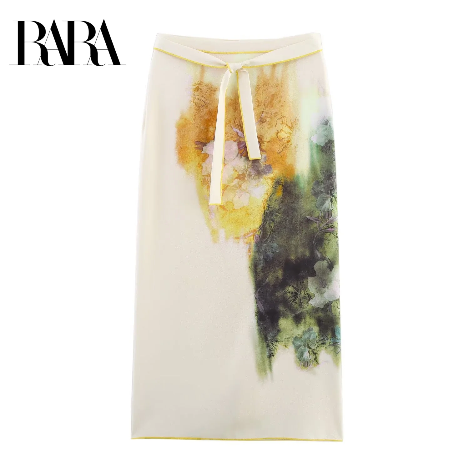 RARA2025 Printed Casual Holiday Style Temperament All-match Straight Slit With Belt Skirt Chinese Style Mid-waist Long Skirt
RARA2025 Printed Casual Holiday Style Temperament All-match Straight Slit With Belt Skirt Chinese Style Mid-waist Long Skirt