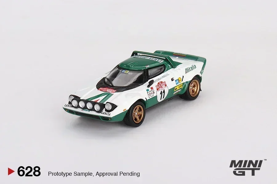 MINI GT Lancia Alitalia 11 2-Tone Die-Cast Model – White & Green Collectible Car Gift for Adults -1975 Rally Sanremo Winner
MINI GT Lancia Alitalia 11 2-Tone Die-Cast Model – White & Green Collectible Car Gift for Adults -1975 Rally Sanremo Winner