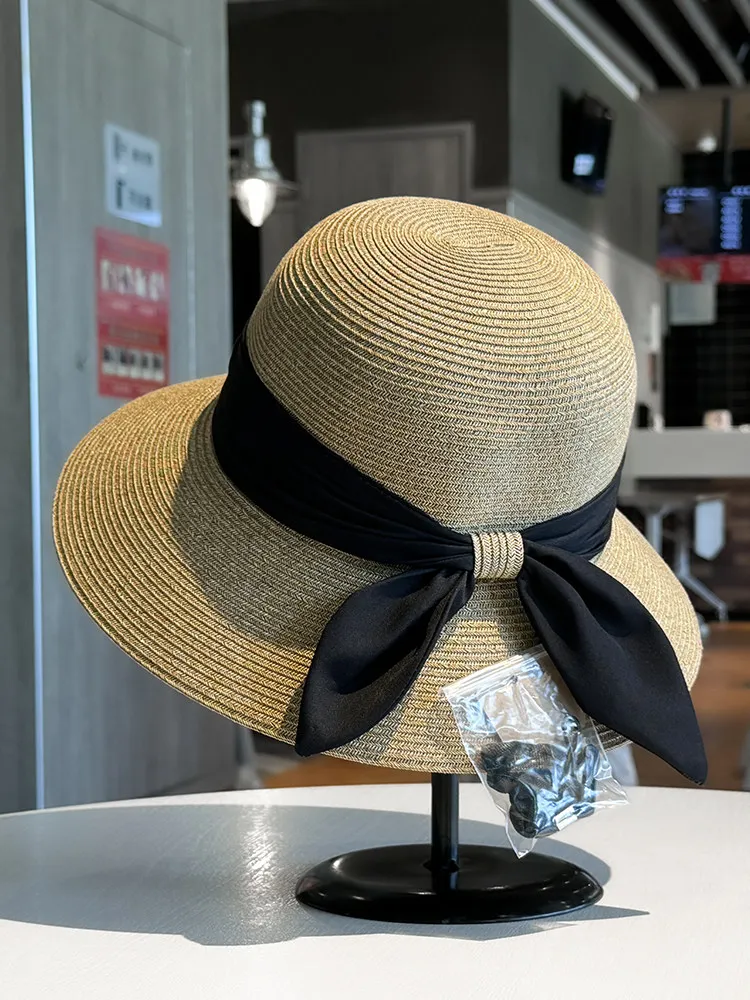Straw Sun Hat Women Wide Brim French Elegant Foldable Beach Hat Summer Outdoor UV Protection Lightweight Bucket Cap straw hat
Straw Sun Hat Women Wide Brim French Elegant Foldable Beach Hat Summer Outdoor UV Protection Lightweight Bucket Cap straw hat