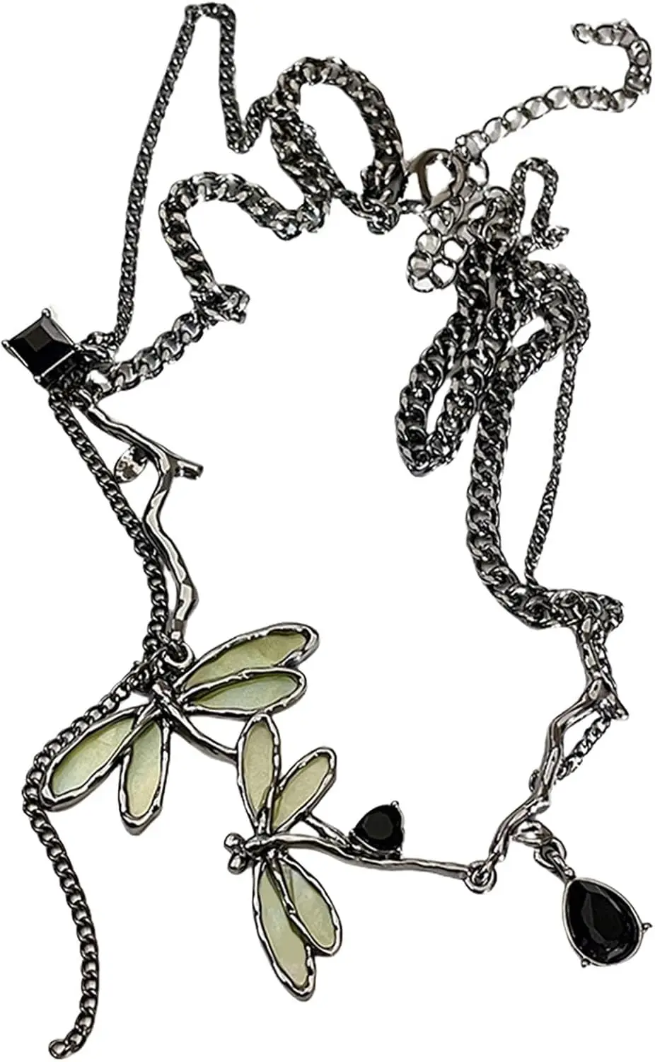 Dragonflys Pendant Necklace Adjustable Length Neckchain Unique Collarbone Chain Jewelry Fashionable Accessory for Women
Dragonflys Pendant Necklace Adjustable Length Neckchain Unique Collarbone Chain Jewelry Fashionable Accessory for Women
