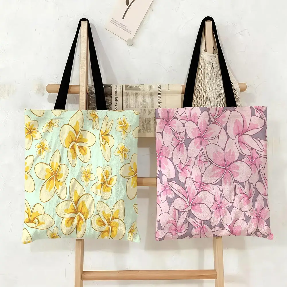 Plumeria Storage Bags Canvas Tote Bag Large Capacity Double-Sided Print Reusable Shopping Bag Eco-Friendly Shoulder Bag
Plumeria Storage Bags Canvas Tote Bag Large Capacity Double-Sided Print Reusable Shopping Bag Eco-Friendly Shoulder Bag