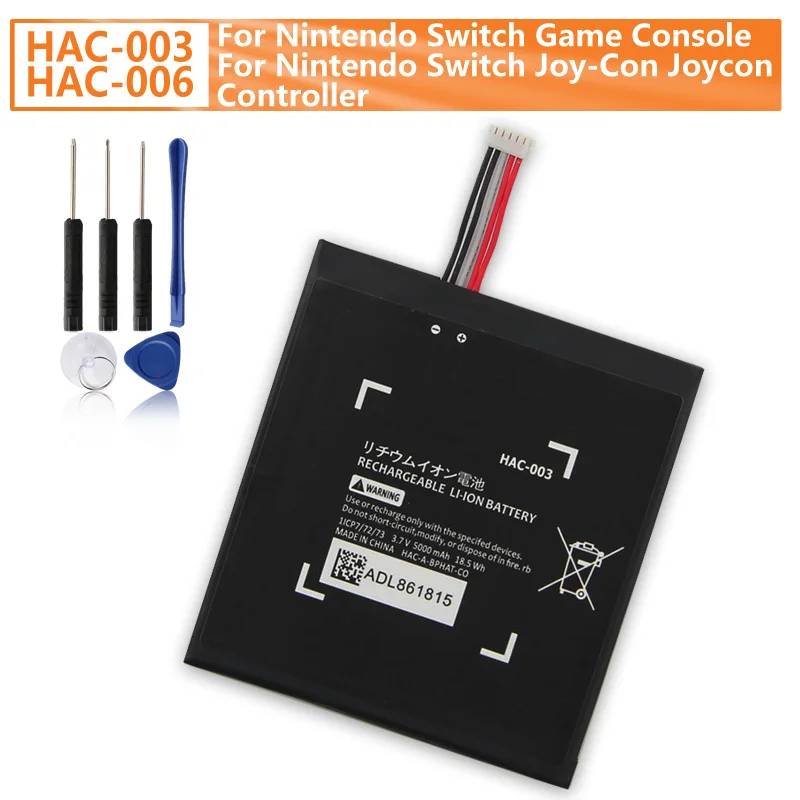 Новая сменная батарея HAC-003 HAC-006 для игровой консоли Nintendo Switch, аккумулятор для контроллера Nintendo Switch Ns Joy-Con Joycon
Новая сменная батарея HAC-003 HAC-006 для игровой консоли Nintendo Switch, аккумулятор для контроллера Nintendo Switch Ns Joy-Con Joycon