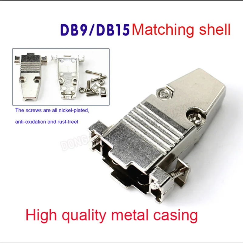 High-End Gold-Plated 5-Pin Solid Pin RS232 Serial Port DB9 Male/Female Metal Shell Solder Connector
High-End Gold-Plated 5-Pin Solid Pin RS232 Serial Port DB9 Male/Female Metal Shell Solder Connector