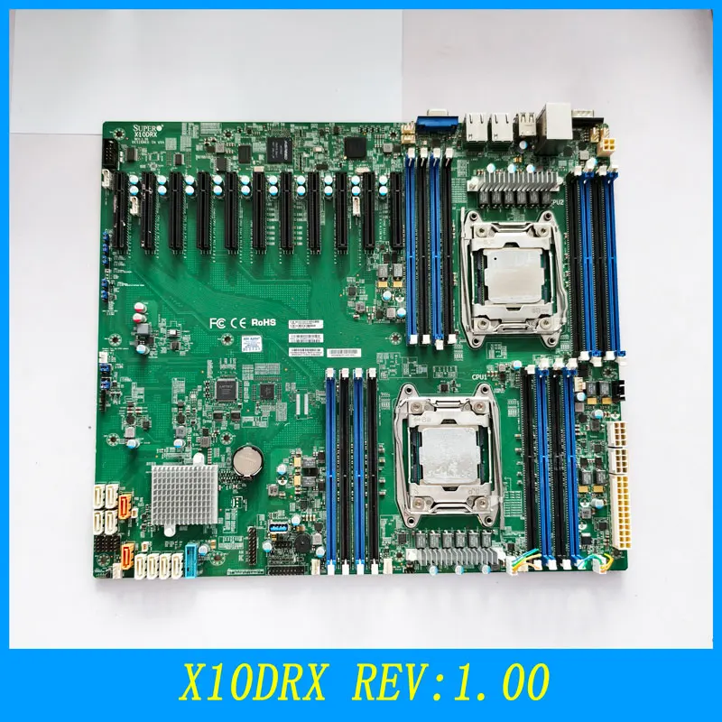 Suitable for ultra-mini server motherboards X10DRX REV:1.0 Industrial Control Board Dual-Path Server Motherboard
Suitable for ultra-mini server motherboards X10DRX REV:1.0 Industrial Control Board Dual-Path Server Motherboard