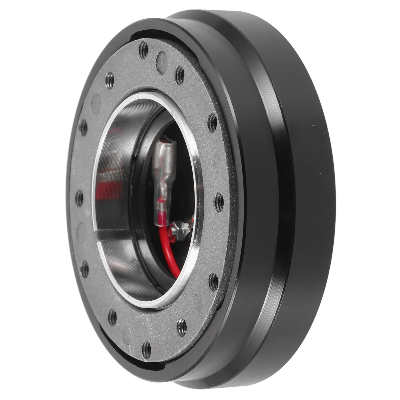 Black Aluminum Alloy Steering Wheel Hub Adapter Quick Release Car Steering Wheel Spacer Universal Fit Racing Kit
Black Aluminum Alloy Steering Wheel Hub Adapter Quick Release Car Steering Wheel Spacer Universal Fit Racing Kit