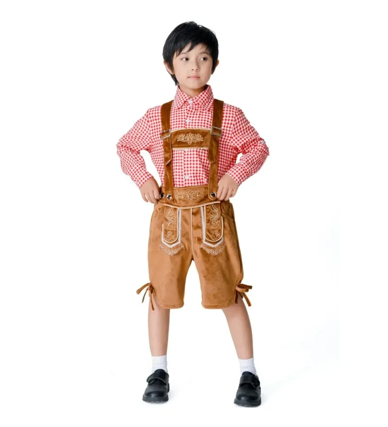 Kid Oktoberfest Dirndl Boy Costume German Bavaria Beer Party Fantasia Outfit Hat Traditional Clothes
Kid Oktoberfest Dirndl Boy Costume German Bavaria Beer Party Fantasia Outfit Hat Traditional Clothes