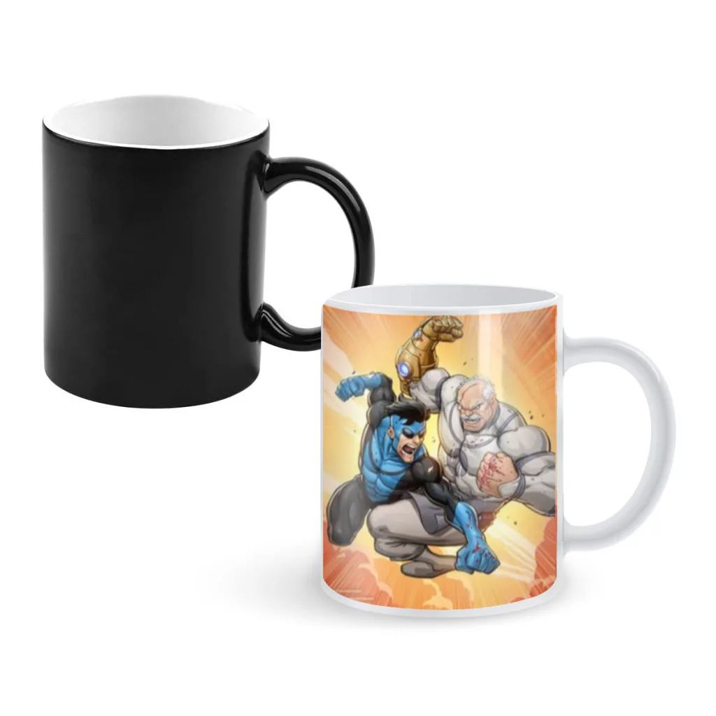 I-Invincible Cartoon Creativity Change Color Chang mug Ceramic mug Hot Coffee Cup Breakfast Cup mug Friend Gift
I-Invincible Cartoon Creativity Change Color Chang mug Ceramic mug Hot Coffee Cup Breakfast Cup mug Friend Gift